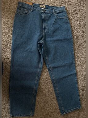 L.L. Bean original Fit Women Jeans in Dark Blue Size 18 Petite.